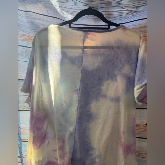 SHEIN Tops - SHEIN Pastel Tie-Dye Top